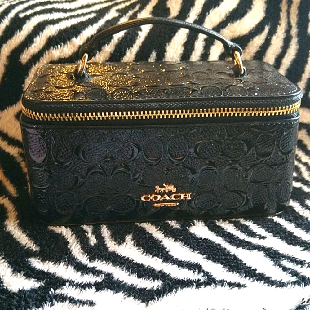 Coach Cosmetic Jewelry Vanity Case!